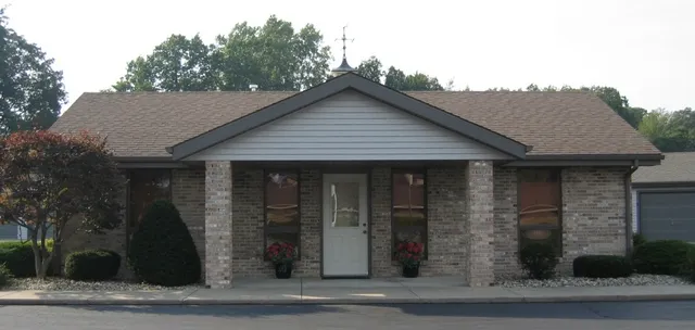 Front of the building